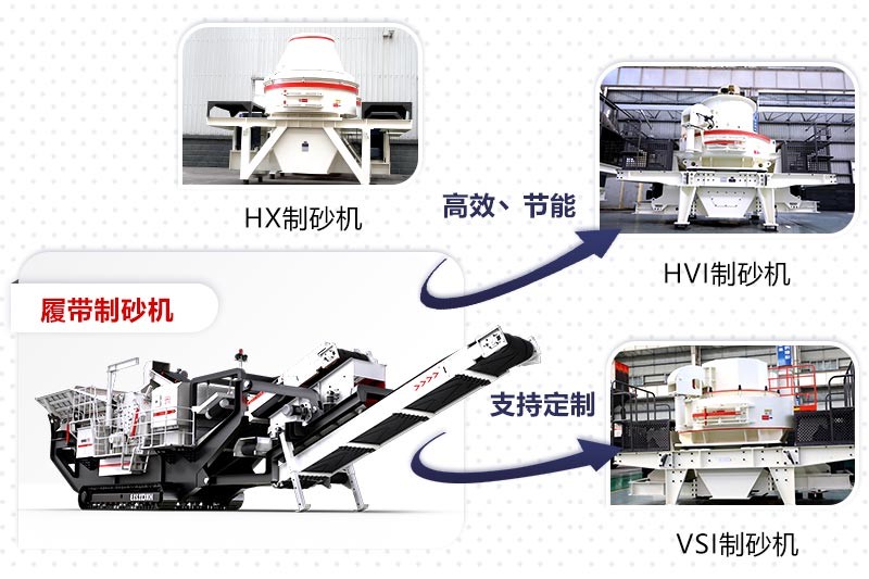 履帶式移動(dòng)制砂機(jī)規(guī)格齊全